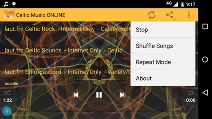 Celtic Music Online android App screenshot 2