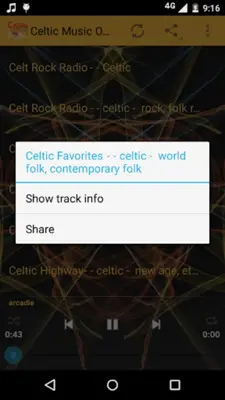 Celtic Music Online android App screenshot 4